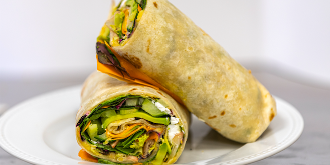 Veggie Wrap - Amore Mio | Sandwiches & Salads Delivery in Monaco, Cap-d'Ail & Beausoleil
